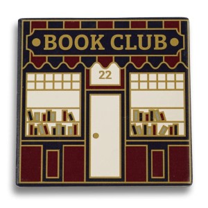 CST1ACS10 Coaster Single Ceramic - Pulteney Press - Book Club